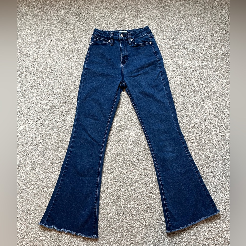 Forever 21 Dark Blue Flare Jeans